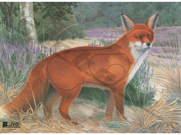 Tierbildauflage Fuchs mit Nylonfäden