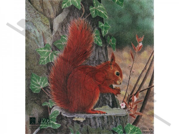 Tierbildauflage Eichhörnchen mit Nylonfäden