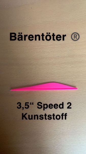 Speed 2 Kunststoff-Vanes ca. 3,5"