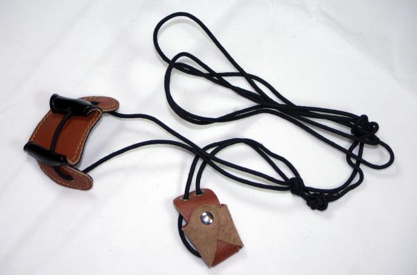 Bogenspannschnur Recurve aus Leder