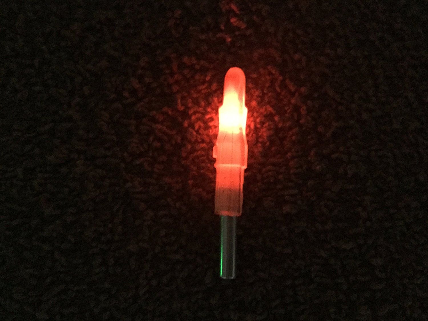 3x Leuchtnocke Rot LED Nachtschiessen 