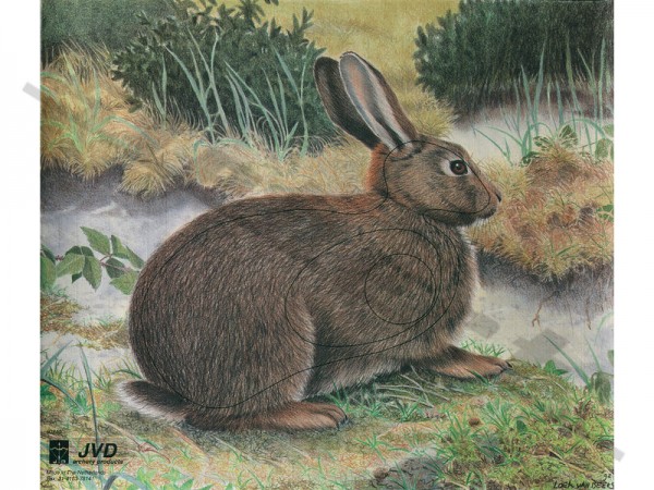 Tierbildauflage Kaninchen mit Nylonfäden